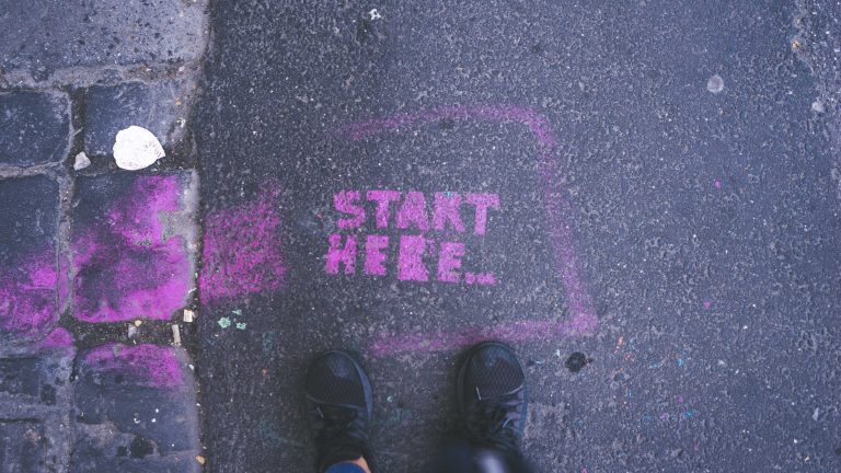 Start here, photo by Gia Oris